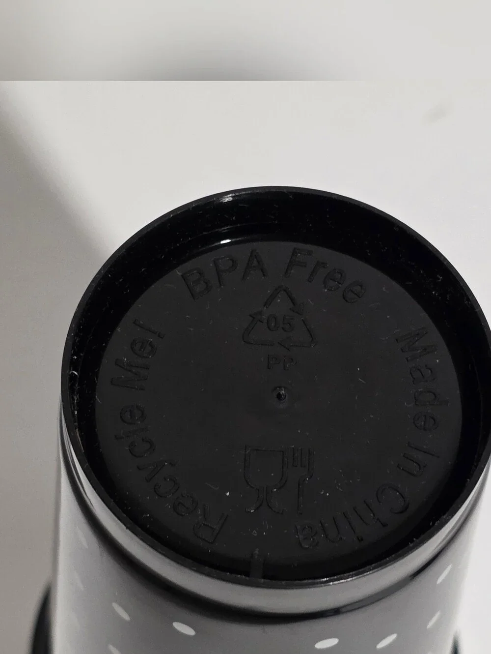 Kate Spade New York 16oz Reusable Travel Tumbler Cup Set of 4 Dots & Stripes B&W